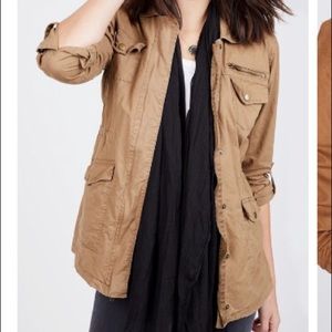 Hayes Tan cargo/utility jacket